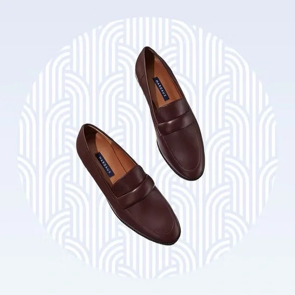 Margaux 40 Andie Burgundy Loafers - Picture 1 of 12